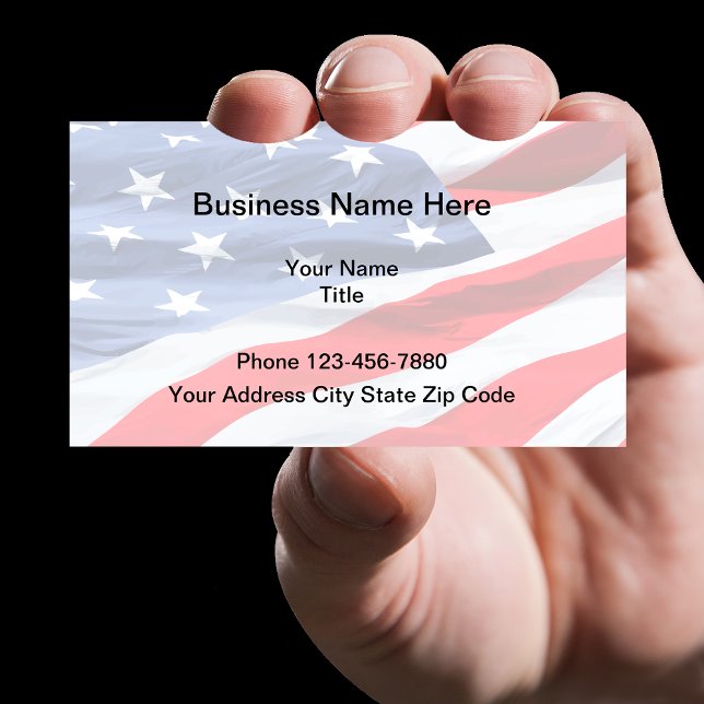 Patriotic American Design Business Card (Creator Uploaded)