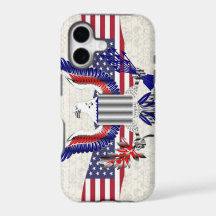 Patriotic American eagle