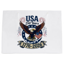 Patriotic American Eagle 250 Years 1776-2026