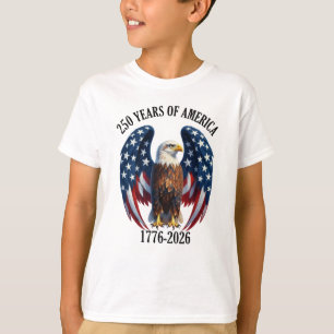 Patriotic American Eagle 250 Years 1776-2026 T-Shirt