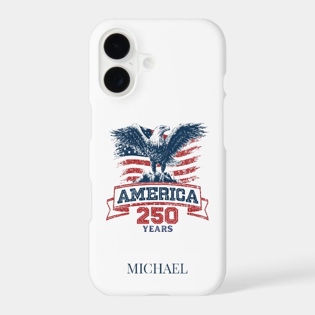 Patriotic American Eagle 250th Anniversary fun (Back)