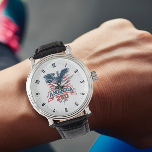 Patriotic American Eagle 250th Anniversary fun Watch