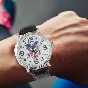 Patriotic American Eagle 250th Anniversary fun Watch