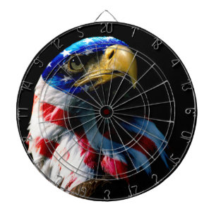 Patriotic American Eagle Dartboard