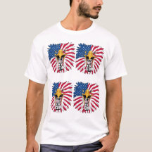 Patriotic American Eagle" Election Day T-Shirt