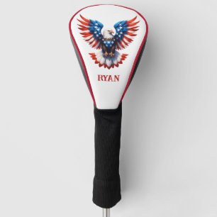 Patriotic American Eagle Golf Head Cover