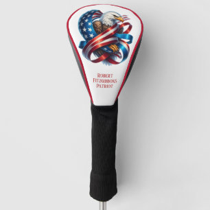 Patriotic American Eagle Golf Head Cover