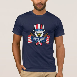 Patriotic American Eagle Happy 250th Anniversary T-Shirt