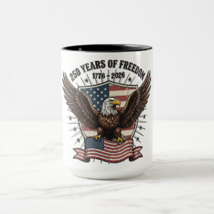 Patriotic American Eagle Mug