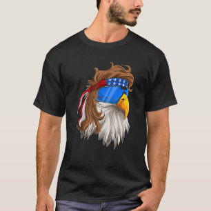 Patriotic American Eagle Mulle Fourth Of July Us F T-Shirt