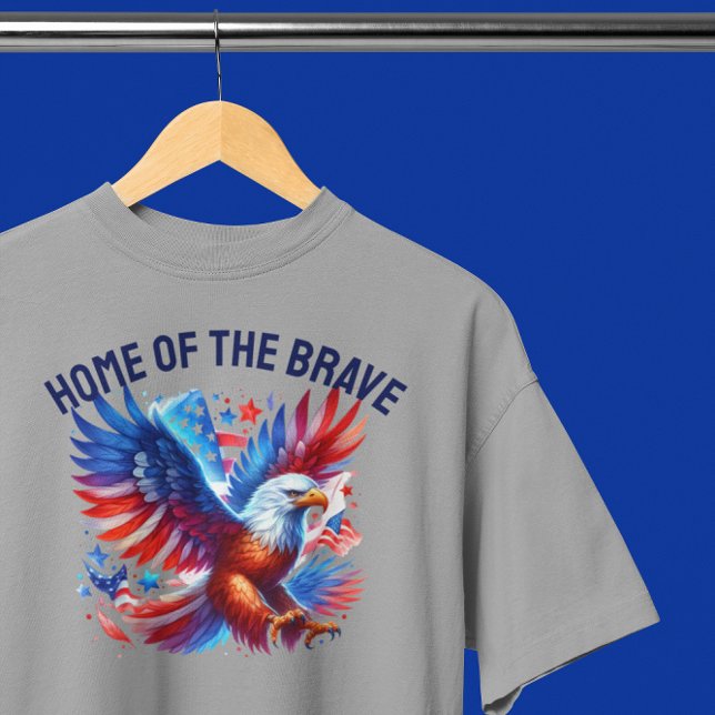 Patriotic American Eagle Red White Blue Tri-Blend Shirt (Creator Uploaded)