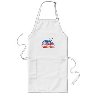 Patriotic American Flag Apron
