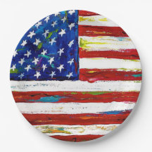 Patriotic American Flag Art