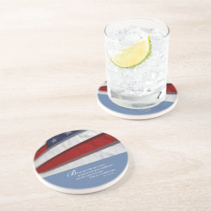 Patriotic, American Flag Coaster