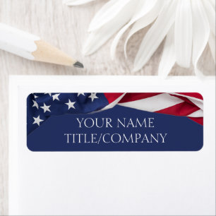 Patriotic American Flag Company Name 