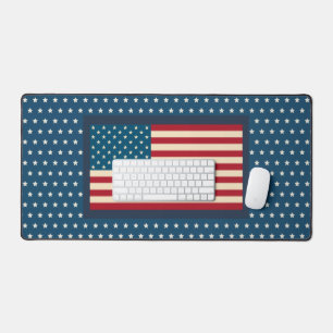 Patriotic American Flag Desk Mat Gift