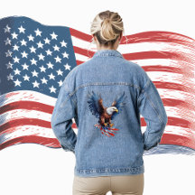 Patriotic American Flag Eagle