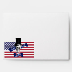 Patriotic American flag Envelope