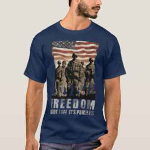 Patriotic American Flag Freedom is not Free T-Shirt
