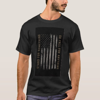 Patriotic American Flag Graphic T-Shirt