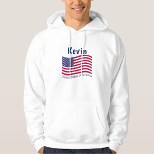 Patriotic American Flag Hoodie