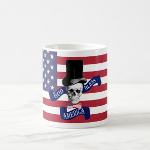 Patriotic American flag Magic Mug