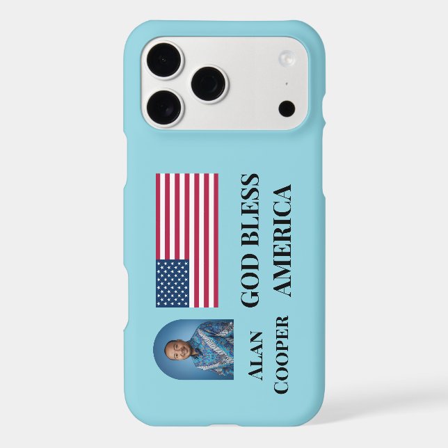Patriotic American Flag Personalised (Back)