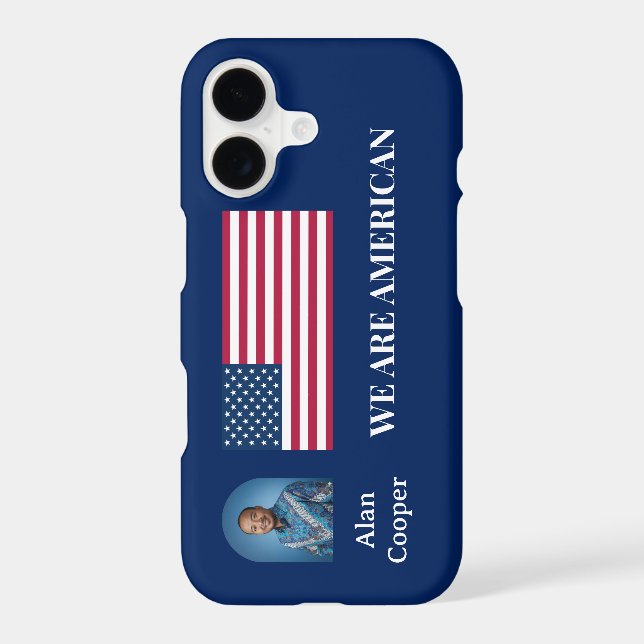 Patriotic American Flag Personalized (Back)