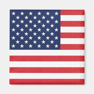 Patriotic American Flag Stars and Stripes Magnet