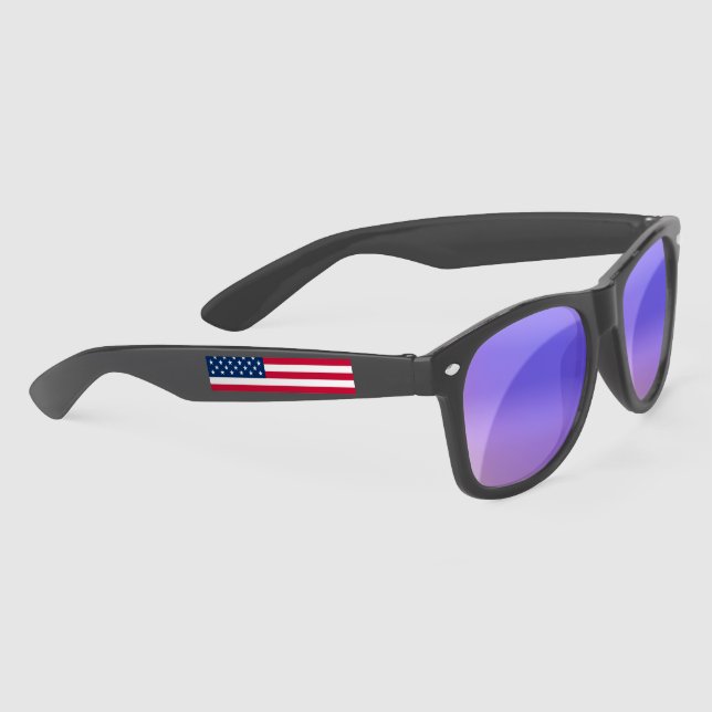 Patriotic American Flag Sunglasses (Right)