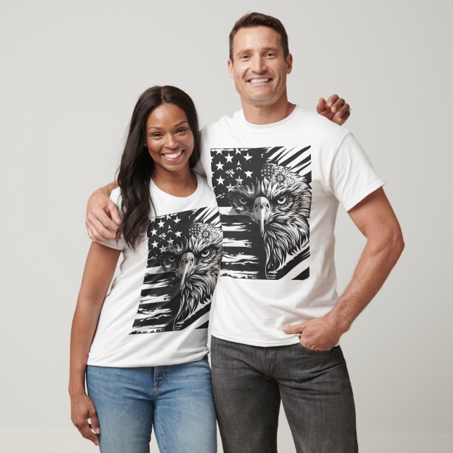 Patriotic American flag T-Shirt (Unisex)