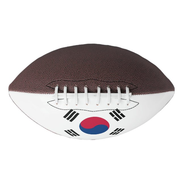 Patriotic american football flag of South Korea (Front)