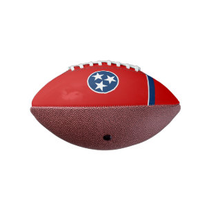 Patriotic american football Tennessee flag