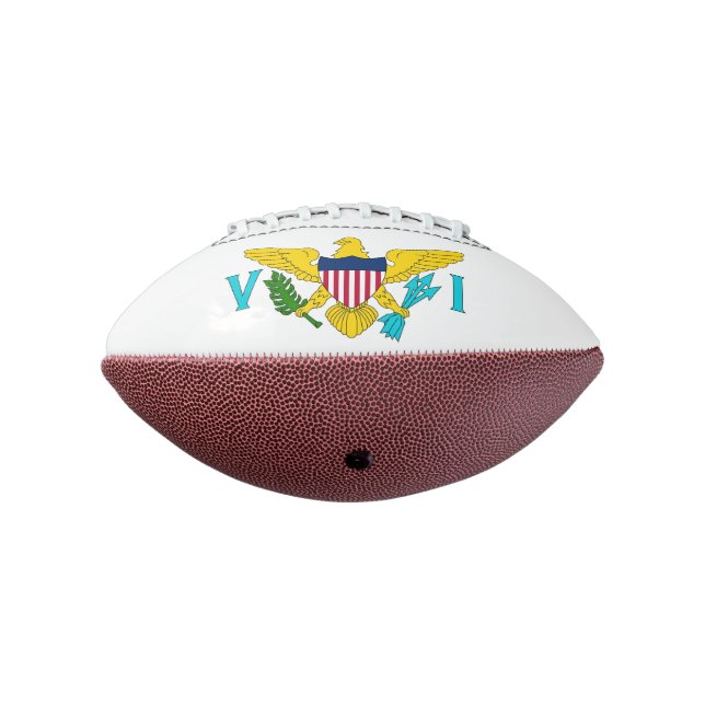 Patriotic american football Virgin Islands flag (Rotated 270)