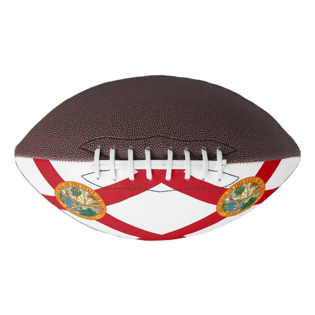 Patriotic american football with Florida flag (Front)