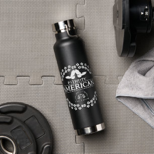 PATRIOTIC AMERICAN   GOD FAMILY COUNTRY FREEDOM WATER BOTTLE