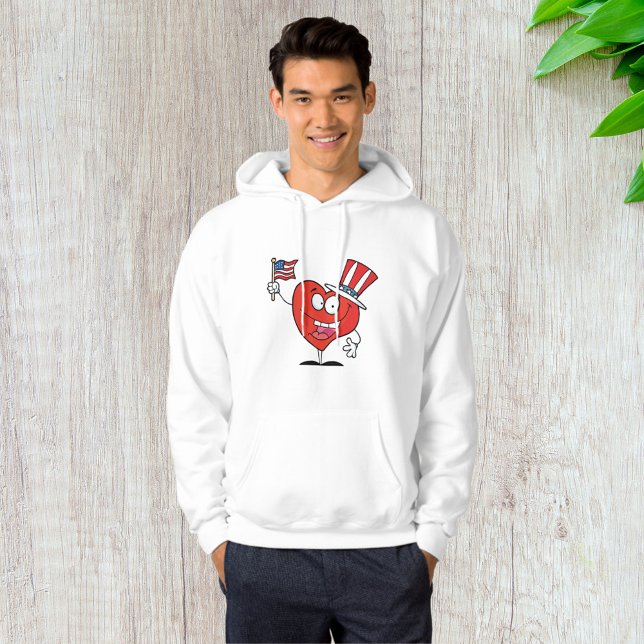 Patriotic American Heart Hoodie (Creator Uploaded)