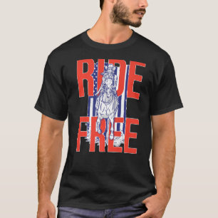 Patriotic American Horse Rider Usa Horse T-Shirt