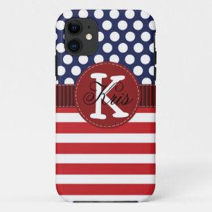 Patriotic American iPhone Case Personalised