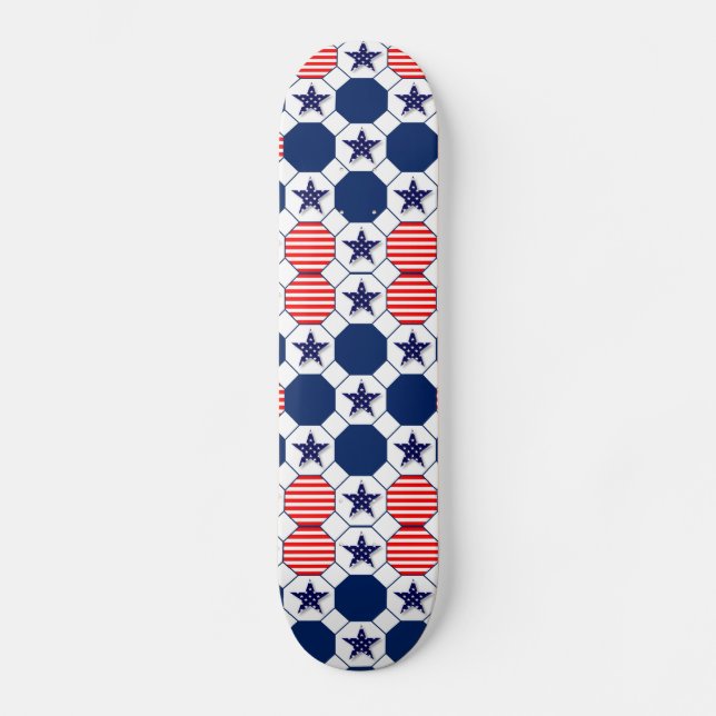 Patriotic American Leggings Skateboard (Front)