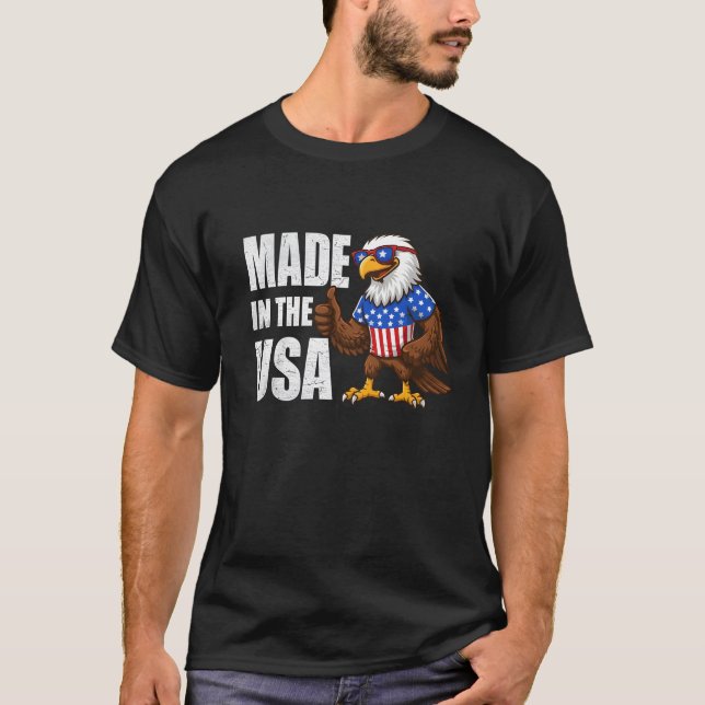 Patriotic American Pride Graphic Tee (Front)