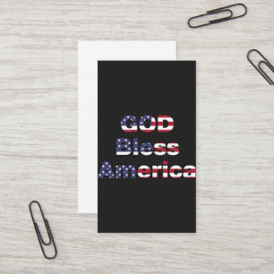 Patriotic American Professional Business Cards 