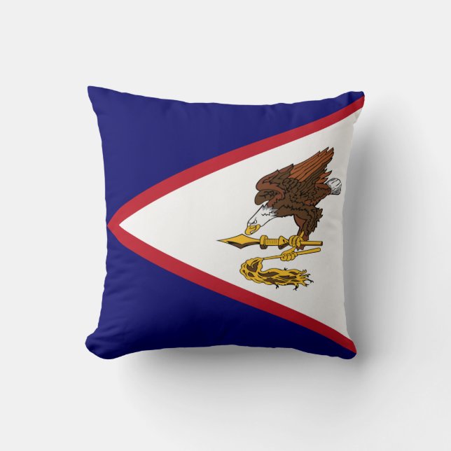 Patriotic American Samoa Flag Cushion (Front)