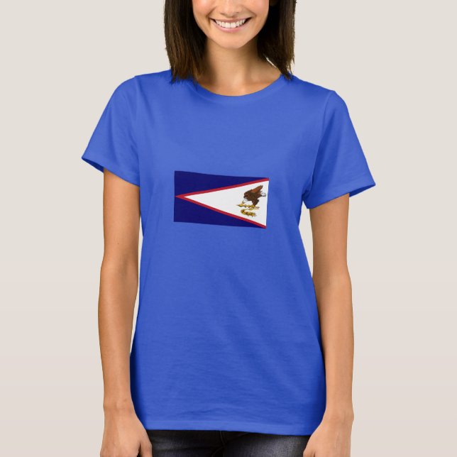 Patriotic American Samoa Flag T-Shirt (Front)