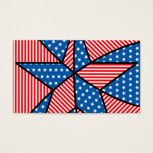 Patriotic American star