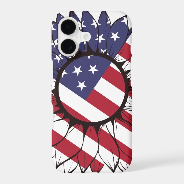 Patriotic American Sunflower (Back)