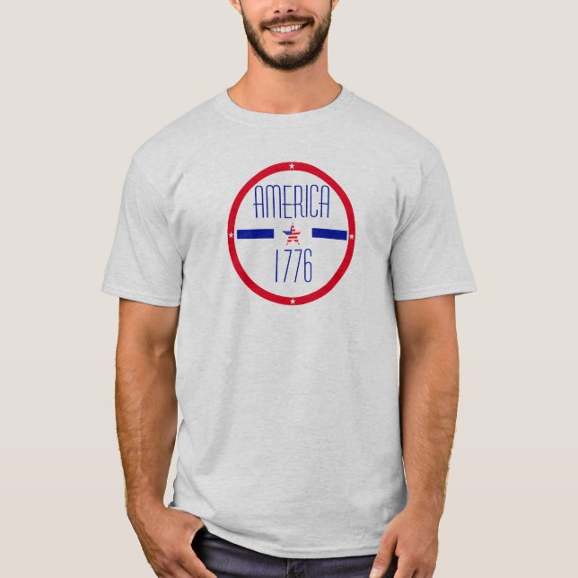 Patriotic American   T-Shirt