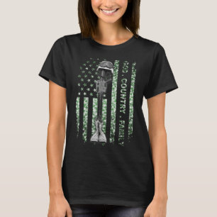 Patriotic American Us Flag God Family Country T-Shirt
