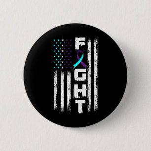 Patriotic American Us Flag Suicide Prevention Awar 6 Cm Round Badge