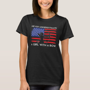 Patriotic American Woman Archer T-Shirt